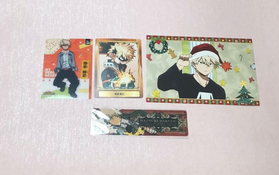爆豪勝己 クリアしおり 僕のヒーローアカデミア 4連クリアしおり 君はヒーローになれる